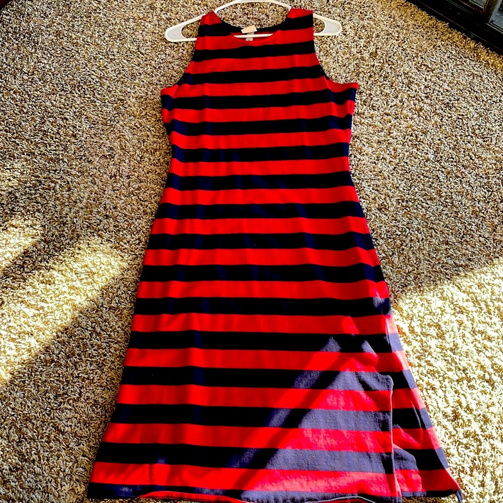 Striped  Tank Dress